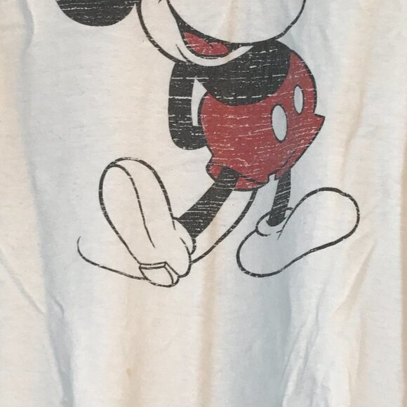 Disney Store Walt Disney Classic Mickey Mouse Short Sleeve White Tee T Shirt - Picture 3 of 8
